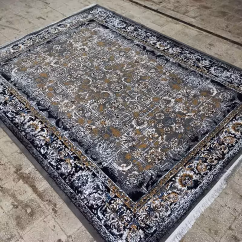 فرش ماشینی 12متری بی سی اف کاشان نقشه کیمیا فیلی وطراحی خاص