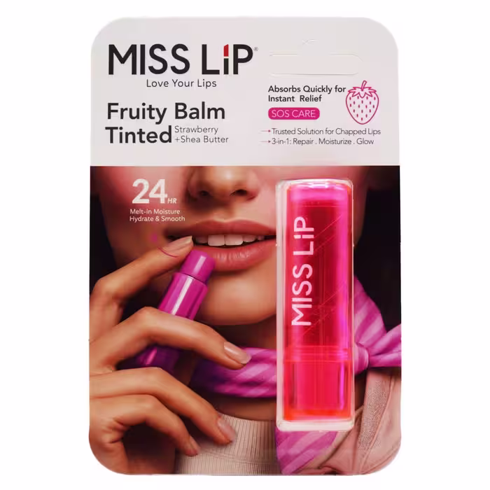 بالم لب میس لیپ MISS LIP با رایحه توت فرنگی وزن 4.8 گرم