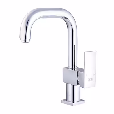 شیر روشویی علم دار کلار مدل فلت کروم