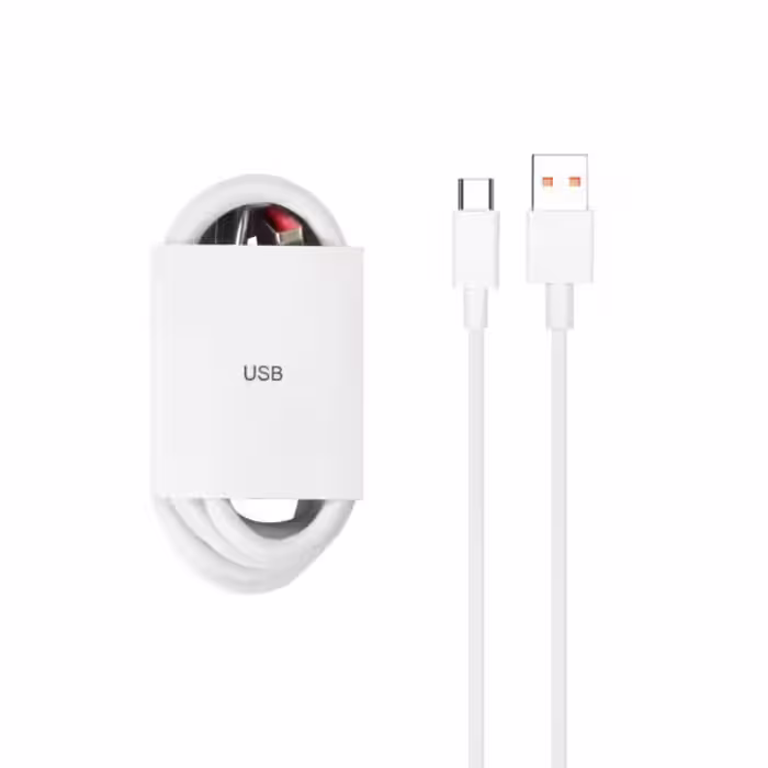 کابل شارژ ثانیه شمار Xiaomi Type-C مدل 120W – سفید-4192