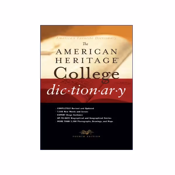 The American Heritage College Dictionary Fourth Editionکتاب