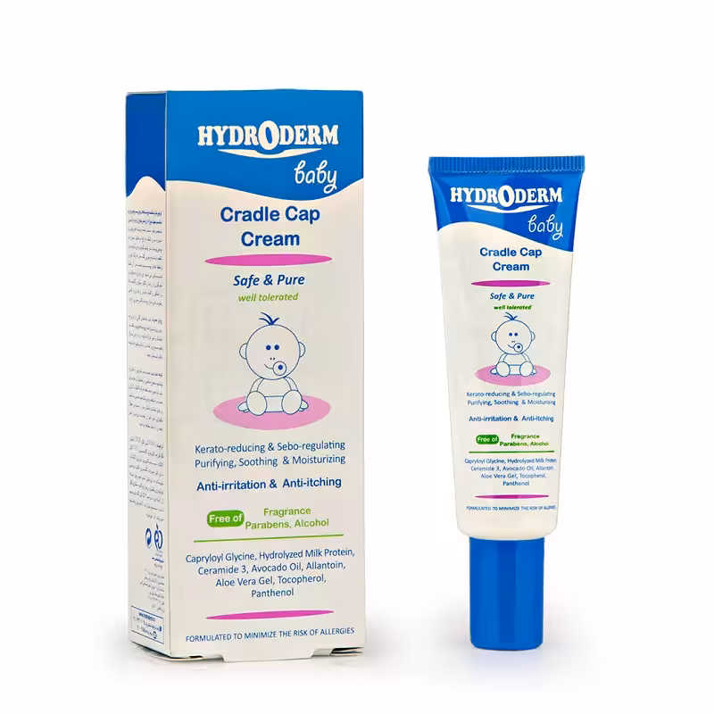 کرم برطرف کننده پوسته های چرب سر نوزاد هیدرودرم