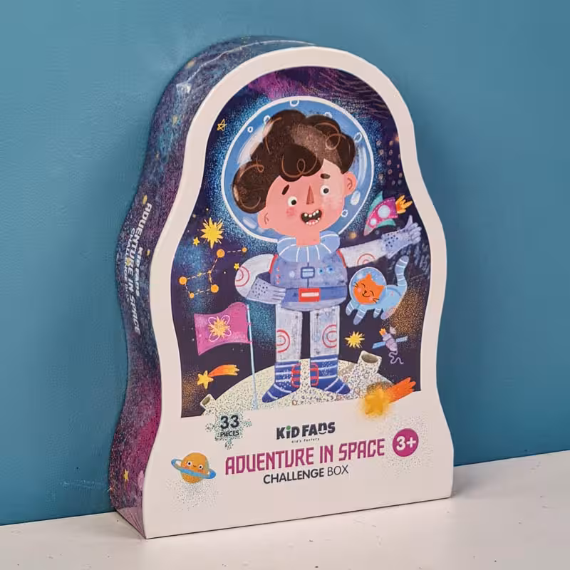 پازل کودک 33 تکه مدل فضانورد KID FANS ADVENTURE IN SPACE کد KS2445