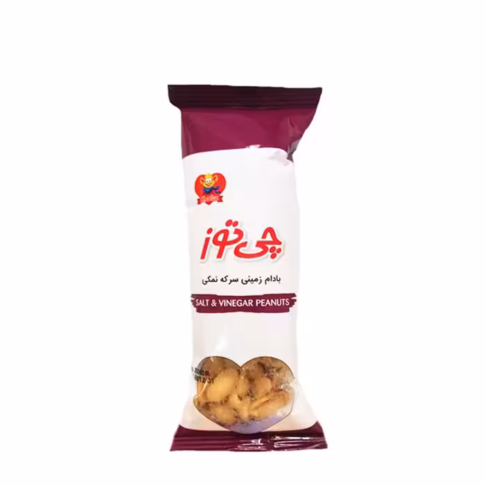 بادام زمینی سرکه نمکی چی توز 40 گرمی
