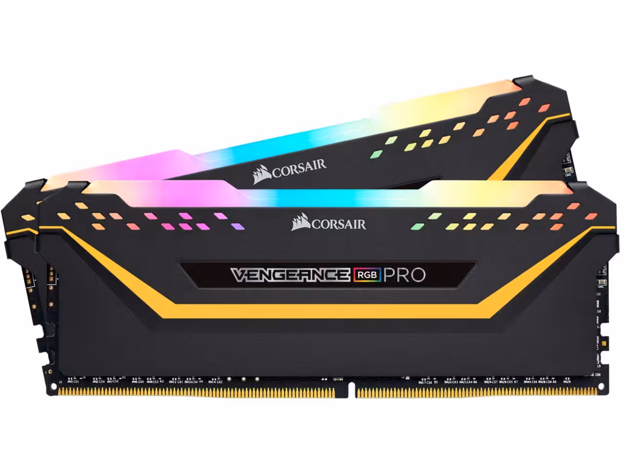 خرید رم دسکتاپ DDR4 کورسیر 3200MHz Corsair VENGEANCE RGB PRO TUF Gaming Edition ظرفیت 2×8 گیگابایت با بهترین قیمت