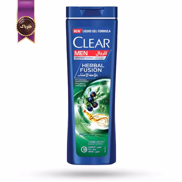 شامپو ضد شوره مردانه کلیر CLEAR مدل ترکیب گیاهان دارویی Herbal Fusion حجم 350 میلی لیتر (اورجینال)