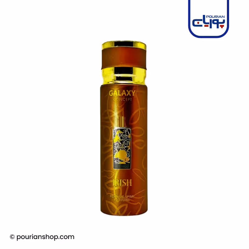 اسپری خوش بوکننده زنانه گلکسی galaxy مدل irish