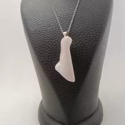 گردنبند ضد افسردگی رزکوارتز ر408