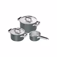 سرویس قابلمه 3 پارچه زولینگ مدل ایوری رنگ سبز ZWILLING Pure Cookware Ivory