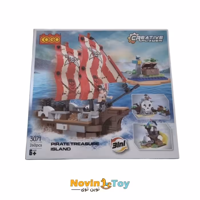 لگو کشتی و دزدان دریایی 260 قطعه