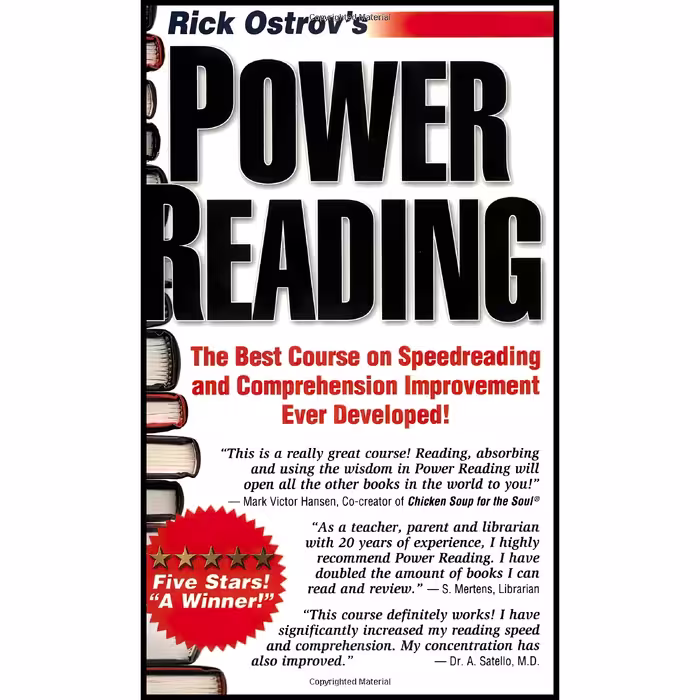 کتاب Power Reading  اثر Rick Ostrov انتشارات The Education Press