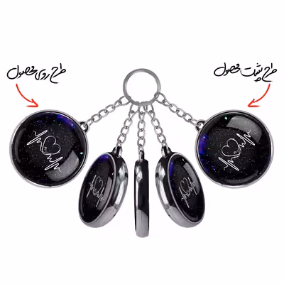 جاکلیدی خندالو طرح عاشقانه مدل دوطرفه کد 60146014