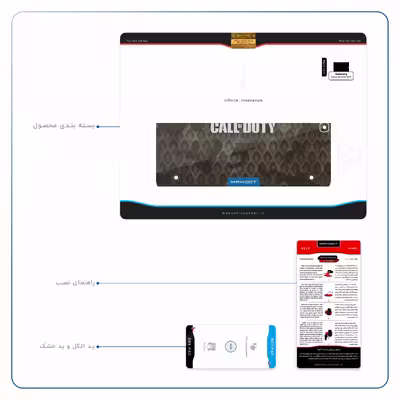 برچسب پوششی ماهوت مدل Call-of-Duty-Game مناسب برای تبلت سامسونگ Galaxy Tab S2 9.7 2015 T810