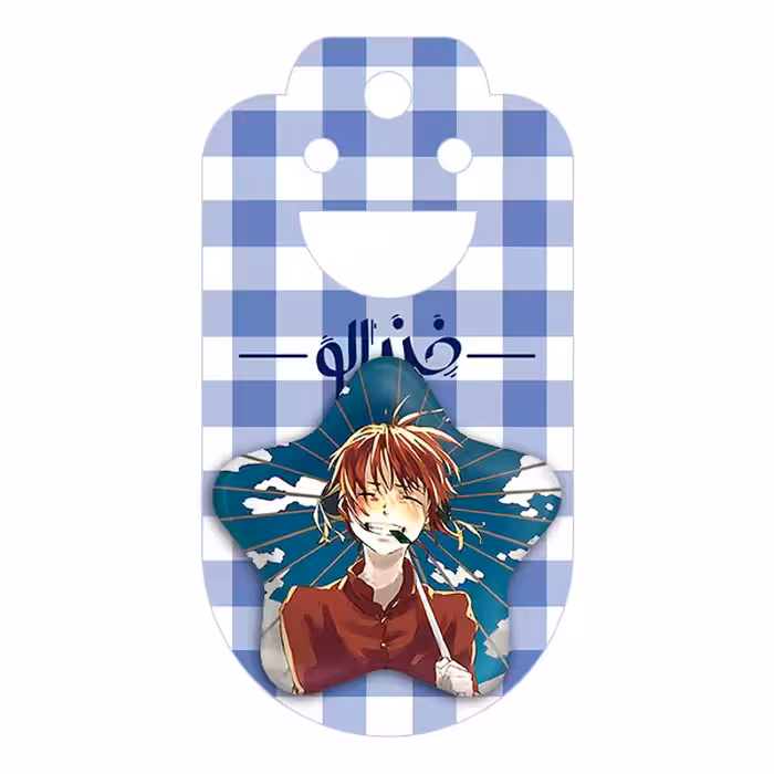 پیکسل خندالو طرح کاگویا انیمه گینتاما مدل ستاره ای کد 12951