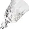 لیوان بوهمیا مدل پایه دار خشتی تراش بسته 6 عددی