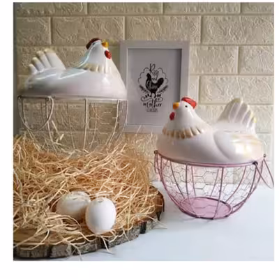 ظرف نگهدارنده تخم مرغ طرح مرغ کد 2020