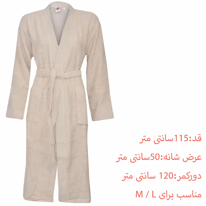 سرویس حوله پالتویی 6 تکه کاتن باکس مدل Aile seti