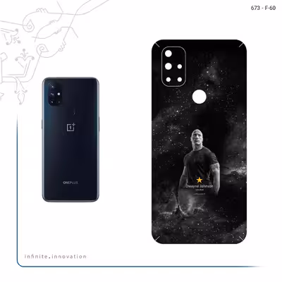 برچسب پوششی ماهوت مدل Dwayne Johnson مناسب برای گوشی موبایل وان پلاس Nord N10 5G