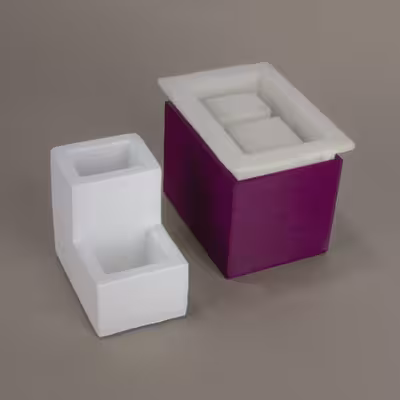 سیلیکون قالب گیری مدل گلدان وجاقلمی کد DCO1518