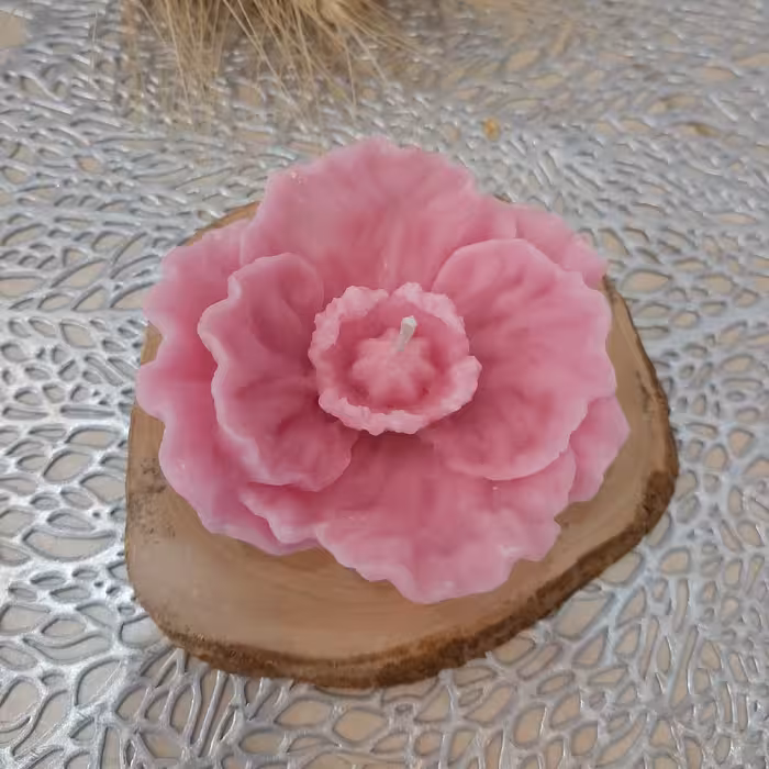 قالب شمع مدل گل شقایق وحشی 