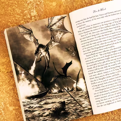 کتاب Fire and Blood اثر Martin and George R.R انتشارات Harper Collins