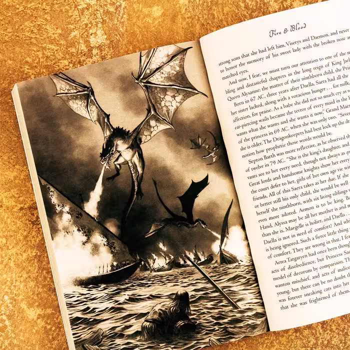 کتاب Fire and Blood اثر Martin and George R.R انتشارات Harper Collins