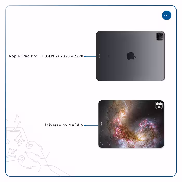 برچسب پوششی ماهوت مدل Universe-by-NASA-5 مناسب برای تبلت اپل iPad Pro 11 (GEN 2) 2020 A2228