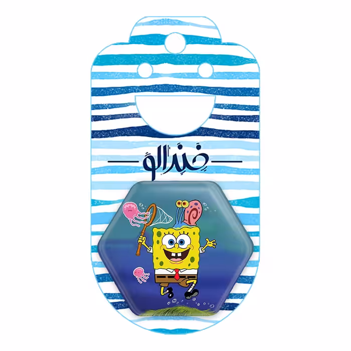 پیکسل خندالو طرح باب اسفنجی مدل شش ضلعی کد 1337