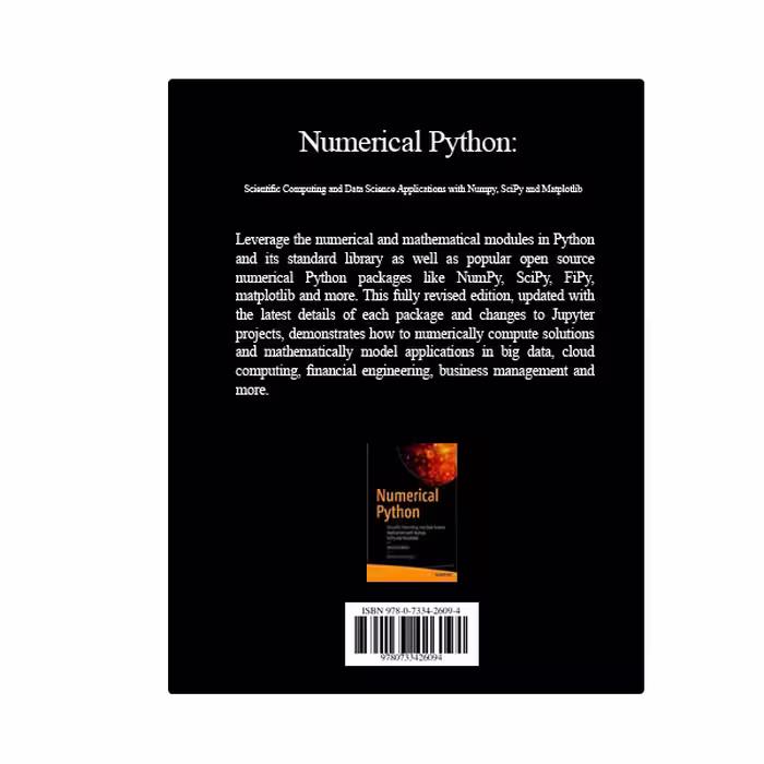 کتاب Numerical Python اثر Robert Johansson انتشارات نبض دانش