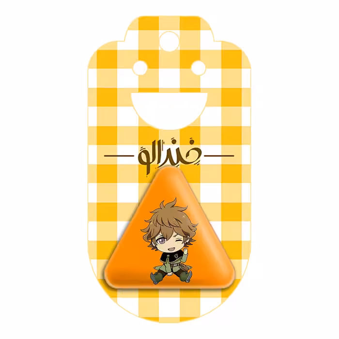 پیکسل خندالو طرح فنرال رولکیس انیمه بلک کلاور مدل مثلثی کد 10257