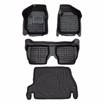     کفپوش پنج بعدی خودرو پانیذ مدل EVA مناسب برای پراید 132 به همراه کفپوش صندوق