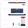 برچسب پوششی ماهوت مدل BUGATTI مناسب برای تبلت سامسونگ Galaxy Tab S2 9.7 2016 T819N