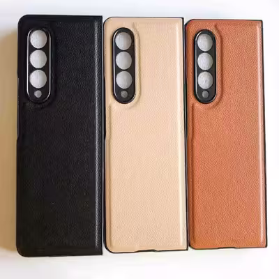 کاور مدل leather03 مناسب برای گوشی موبایل سامسونگ Galaxy Z Fold 3