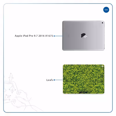 برچسب پوششی ماهوت مدل Leafs مناسب برای تبلت اپل iPad Pro 9.7 2016 A1675
