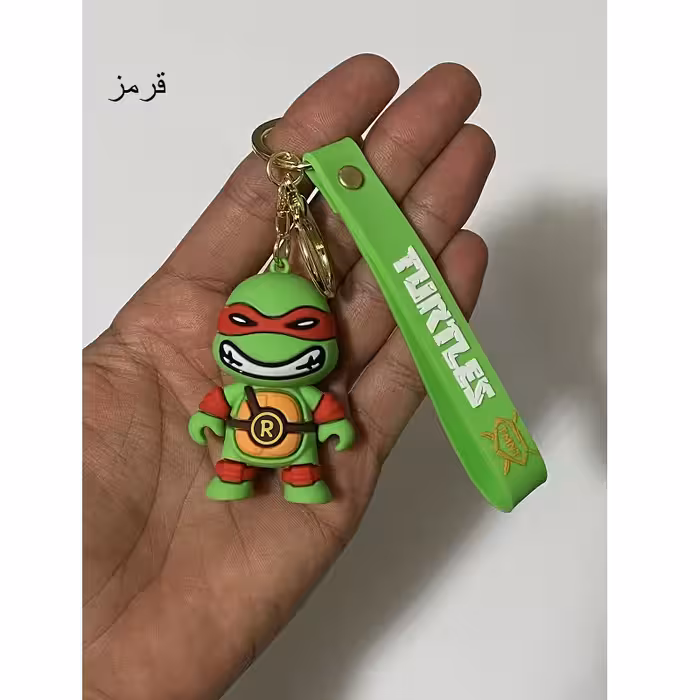 جاکلیدی مدل سیلیکونی طرح لاکپشت های نینجا