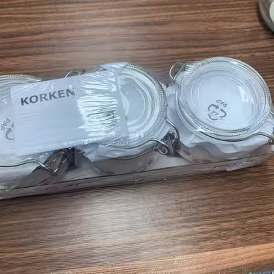 بانکه ایکیا مدل KORKEN طرح MUSHROOMS کد SHR 906 بسته سه عددی