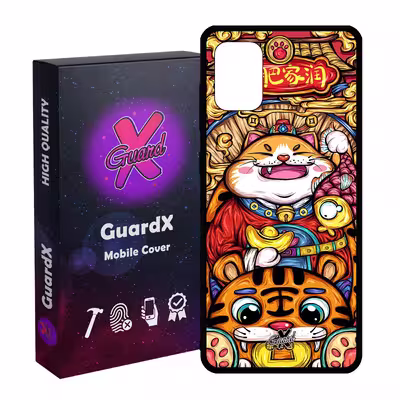 کاور گارد ایکس طرح گربه مدل Glass10440 مناسب برای گوشی موبایل سامسونگ Galaxy A31