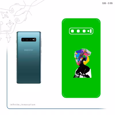 برچسب پوششی ماهوت مدل Collage of Women Portrait 3 مناسب برای گوشی موبایل سامسونگ Galaxy S10