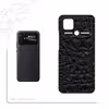 برچسب پوششی ماهوت مدل Black-Crocodile-Leather مناسب برای گوشی موبایل شیائومی Poco C40