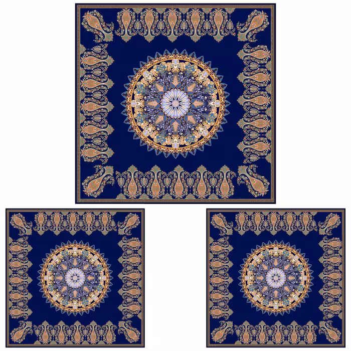 رومیزی سه تکه طرح سنتی کد901