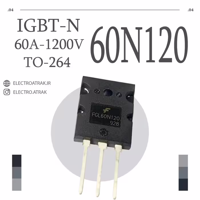 ترانزیستور IGBT/FGL 60N120 TO-247