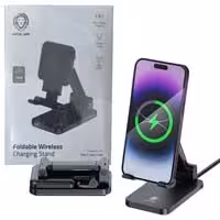 استند شارژ وایرلس Green Lion foldable wireless charging stand 15w