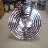 لگن استیل5سایزیونیک اصلی مدل کف ستاره 