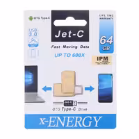 فلش مموری ایکس انرژی مدل JET-C ظرفیت 64 گیگ