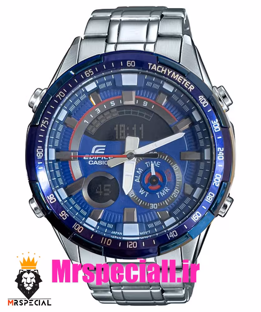 ساعت کاسیو ادیفایس مردانه استیل کرنوگراف صفحه ابی Casio Edifice 020899