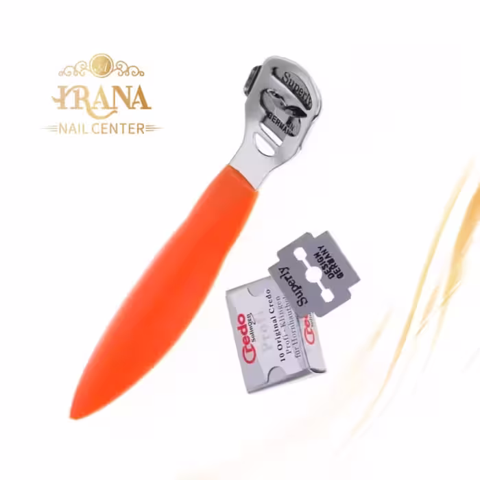 دسته تيغ پدیکور پلاستیکی