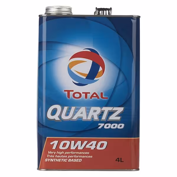 روغن موتور خودرو توتال مدل Quartz 7000 حجم 4 لیتر