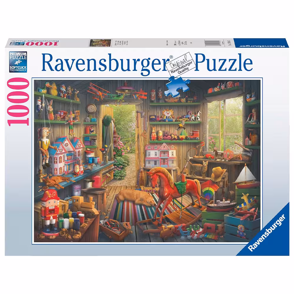پازل 1000 قطعه Ravensburger طرح اسباب‌بازی‌های نوستالژیک