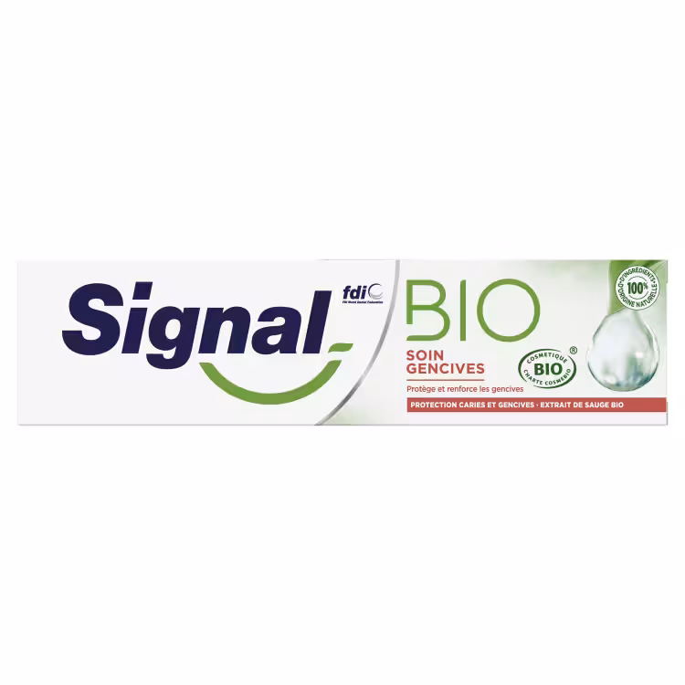 خمیر دندان ارگانیک سیگنال مدل Bio Soin Gencives حجم 75 میل