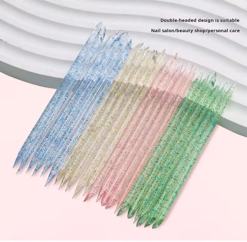 عقب زن ناخن مدل پلاستیکی اکلیلی بسته 100 عددی